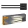 Felületre szerelhető LED falilámpa 10W 1000lm 3000-6000K CCT 120° fekete VIDEX