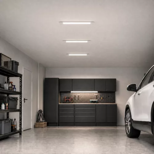 Felületre szerelhető lineáris LED mennyezeti lámpa 60cm 18W 2160lm 4000-6500K CCT 120° fehér VIDEX