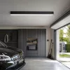 Felületre szerelhető lineáris LED mennyezeti lámpa 120cm 40W 5600lm 4000-6500K CCT 96° fekete VIDEX