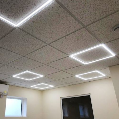 LED panel Süllyesztett COFFER keret 60x60cm 40W 4000K 4000lm KERET VIDEX