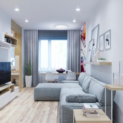 Felületre szerelhető LED mennyezeti lámpa 48W 4320lm 4000K Semleges MILA VIDEX