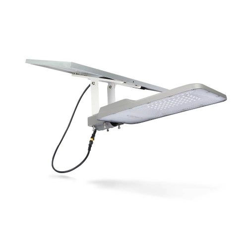 Napelemes reflektor lámpa 50x LED 100W 2500lm 5000K IP65 VIDEX Twilight érzékelő távirányítóval