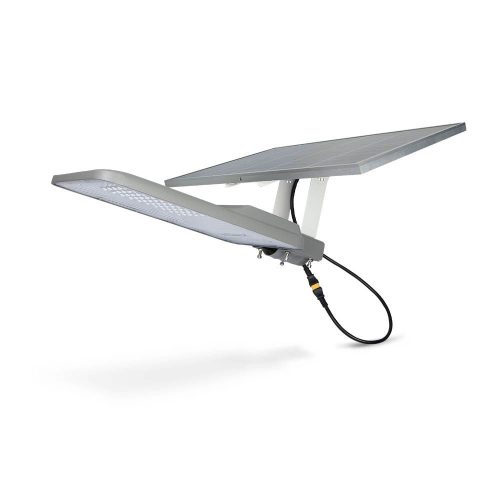 Napelemes reflektor lámpa 50x LED 100W 2500lm 5000K IP65 VIDEX Twilight érzékelő távirányítóval