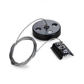 VIDEX fekete függesztőelem rögzítőkészlet 100cm