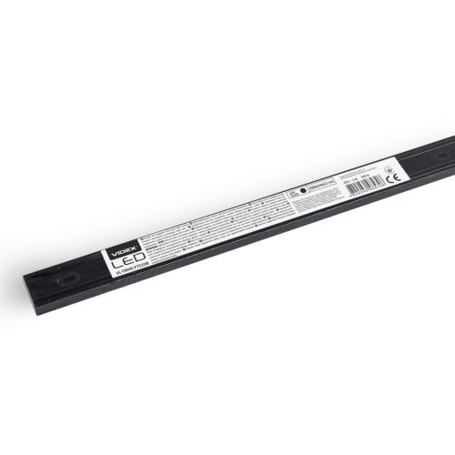 Mágneses sín 2m 48V Süllyesztett Fekete VIDEX