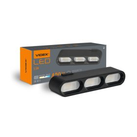   LED mágneses sínlámpa 5.5W 420lm 4000K Semleges CRI90 90° Fekete VIDEX