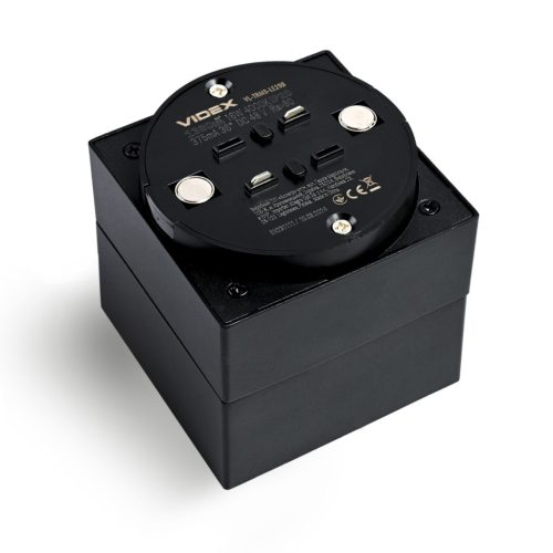 LED mágneses sínlámpa 16W 1380lm 4000K Semleges CRI90 36° Fekete VIDEX