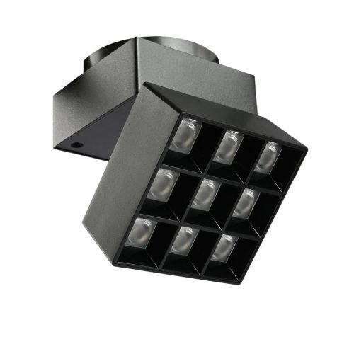 LED mágneses sínlámpa 16W 1380lm 4000K Semleges CRI90 36° Fekete VIDEX