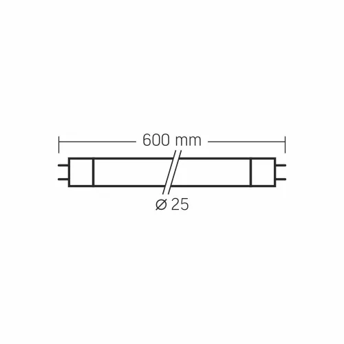 G13 T8 LED fénycső 10W 1050lm 4000K Semleges 330° 60cm Videx