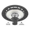 LED Utcai Park Kerti Lámpa 120W 16800lm CCT 90° 0.53A Fekete VIDEX