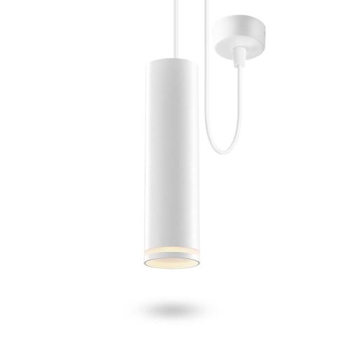 Mennyezeti függő lámpa TUBA világítótest 1x GU10 TATUM fehér Videx