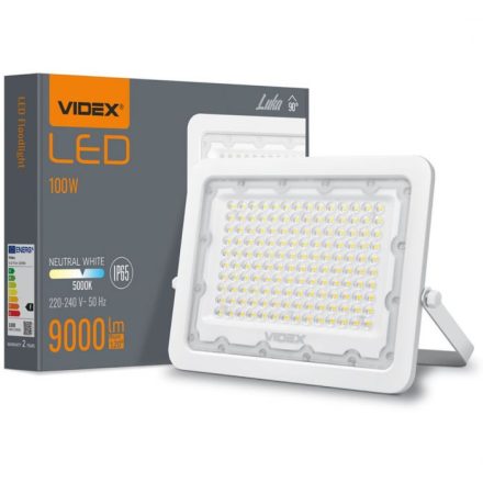 LED reflektor 100W 9000lm 5000K IP65 fehér VIDEX LUCA