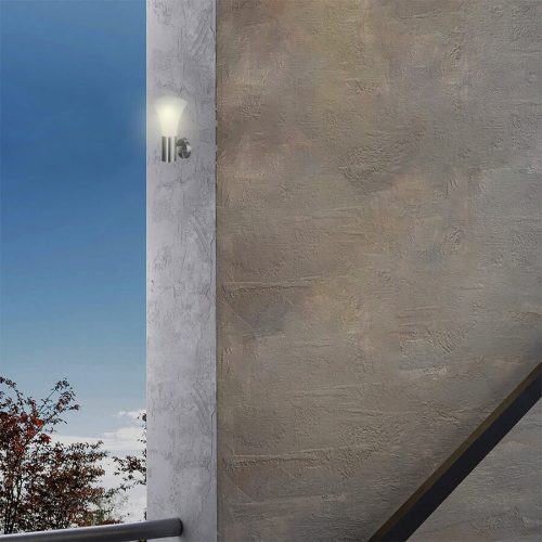 Kerti lámpa LED fali lámpa BELLA E27 Chrome Volteno