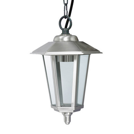 LED kerti lámpa JUPITER E27 emelőfali lámpa Ezüst függőlámpás Volteno