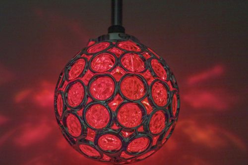 LED-es napkollektoros kerti lámpa GIPS beágyazott RGB 70cm VOLTENO