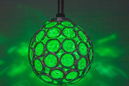 LED-es napkollektoros kerti lámpa GIPS beágyazott RGB 70cm VOLTENO