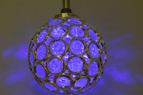 LED-es napkollektoros kerti lámpa GIPS beágyazott RGB 70cm VOLTENO