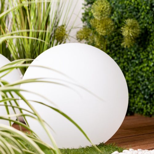 Kerti labda SOLÁR LÁMPA a kertbe TERRESTRIAL LED RGB 30cm + távirányító