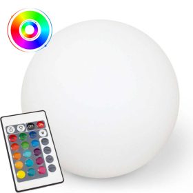   Kerti labda SOLÁR LÁMPA a kertbe TERRESTRIAL LED RGB 20cm + távirányító