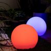 Kerti labda SOLÁR LÁMPA a kertbe TERRESTRIAL LED RGB 20cm + távirányító