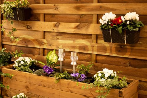 LED napelemes kerti lámpa, beágyazott CRYSTAL RGB