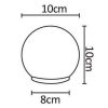 Solar LED kerti golyós földi díszlámpa 10cm 3000K IP44