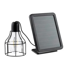   LED napelemes lámpa kültéri kerti függő 3000K IP44 alkonyérzékelő