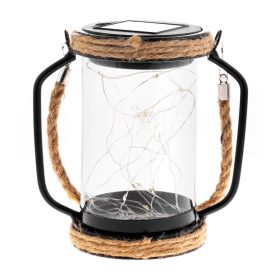   LED-es napelemes lámpa kültéri kerti függesztett állólámpás 3000K IP44 alkonyérzékelő