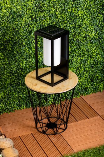 LED kültéri napelemes kerti lámpa, álló 3000K IP44 28,5 cm szürkületérzékelő