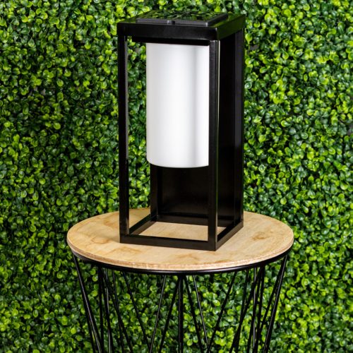 LED kültéri napelemes kerti lámpa, álló 3000K IP44 28,5 cm szürkületérzékelő