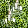 Solar GIRLAND Garden LED DEKORATÍV Fénylánc 10 Heat Balls 3000K 3,3m