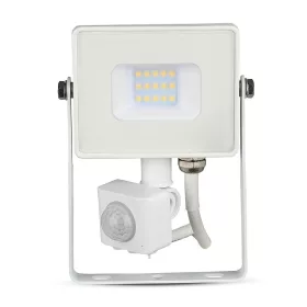   LED reflektor 10W 800lm 3000K IP65 fehér mozgásérzékelővel és CUT-OFF funkcióval Samsung Chip VT-10-SW V-TAC