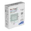 LED reflektor 30W 2400lm 3000K IP65 fehér mozgásérzékelővel és CUT-OFF funkcióval Samsung Chip VT-30-SW V-TAC
