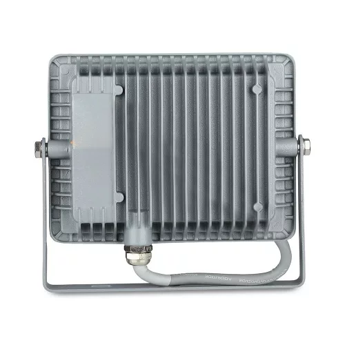 LED reflektor 30W 2400lm 3000K IP65 fehér mozgásérzékelővel és CUT-OFF funkcióval Samsung Chip VT-30-SW V-TAC
