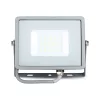 LED reflektor 30W 2400lm 3000K IP65 fehér mozgásérzékelővel és CUT-OFF funkcióval Samsung Chip VT-30-SW V-TAC