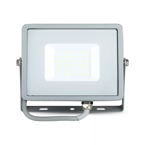 LED reflektor 30W 2400lm 3000K IP65 fehér mozgásérzékelővel és CUT-OFF funkcióval Samsung Chip VT-30-SW V-TAC