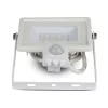 LED reflektor 30W 2400lm 3000K IP65 Fekete mozgásérzékelővel és CUT-OFF funkcióval Samsung Chip VT-30-SB V-TAC