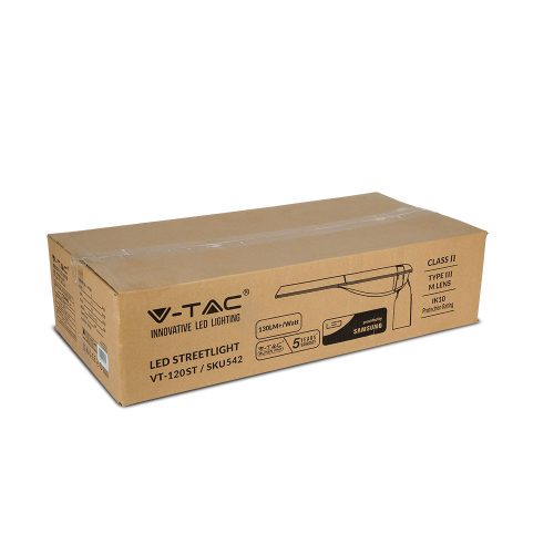 Utcai lámpa LED 120W 4000K CLASS II + III-M típusú SAMSUNG CHIP VT-120ST V-TAC