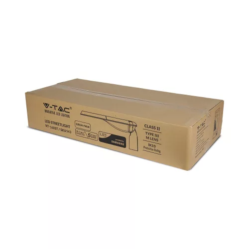 Utcai lámpa LED 160W 4000K CLASS II + III-M típusú SAMSUNG CHIP VT-160ST V-TAC