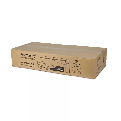 Utcai lámpa LED 200W 4000K CLASS II + III-M típusú SAMSUNG CHIP VT-200ST V-TAC