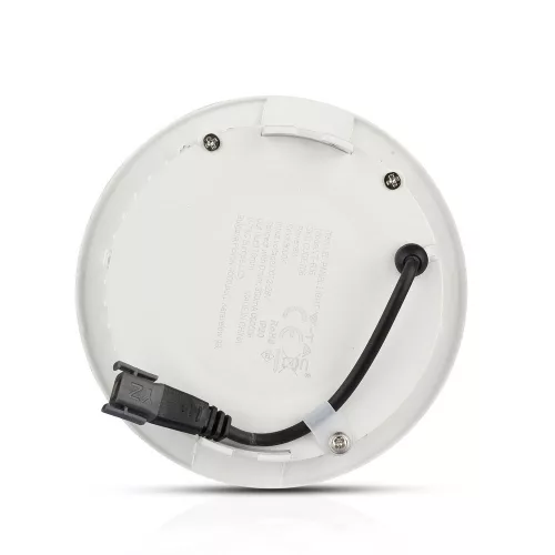 Süllyesztett LED panel 6W 6400K PREMIUM kerek SAMSUNG CHIP FLICKER FREE VT-606RD V-TAC 5 év garancia