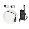 Süllyesztett LED panel 6W 6400K PREMIUM kerek SAMSUNG CHIP FLICKER FREE VT-606RD V-TAC 5 év garancia