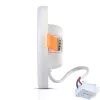 Süllyesztett LED panel 12W 3000K kerek SAMSUNG CHIP VT-610RD V-TAC 5 év garancia