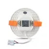 Süllyesztett LED panel 12W 3000K kerek SAMSUNG CHIP VT-610RD V-TAC 5 év garancia
