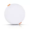 Süllyesztett LED panel 18W 3000K kerek SAMSUNG CHIP VT-619RD V-TAC 5 év garancia