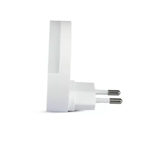 Tájoló lámpa LED éjszakai lámpa 0,45W 3000K Alkonyatérzékelővel Kerek Fehér Samsung Chip VT-82 V-TAC