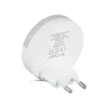 Tájoló lámpa LED éjszakai lámpa 0,45W 3000K Alkonyatérzékelővel Kerek Fehér Samsung Chip VT-82 V-TAC