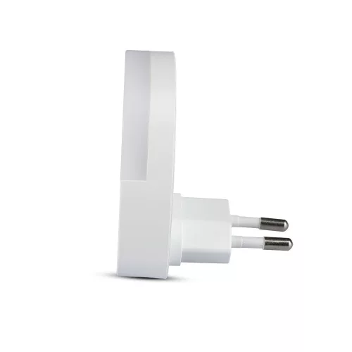 Tájoló lámpa LED éjszakai lámpa 0,45W 4000K Alkonyat érzékelővel Négyzet Fehér Samsung Chip VT-82 V-TAC