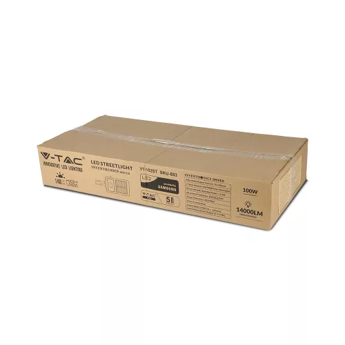 LED utcai lámpa 100W 5700K szabályozható SAMSUNG CHIP VT-102ST V-TAC