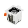 LED Spot süllyesztett lámpatest 4W 2700K Fix SMD SAMSUNG CHIP 12'D VT-2-04 V-TAC